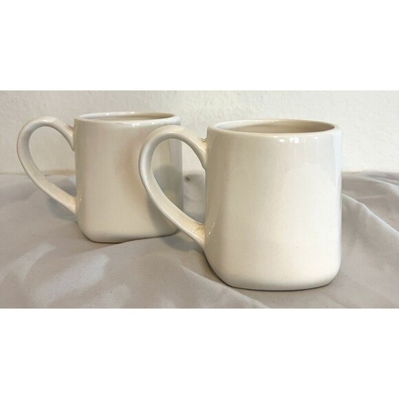 Vintage Otagiri Japan Mugs birds of paradise Tiki Coffee Cups square bottom MCM - Picture 2 of 7